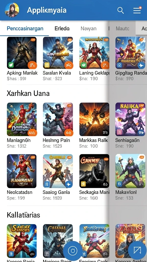66k - Tampilan utama menu yang memudahkan navigasi.