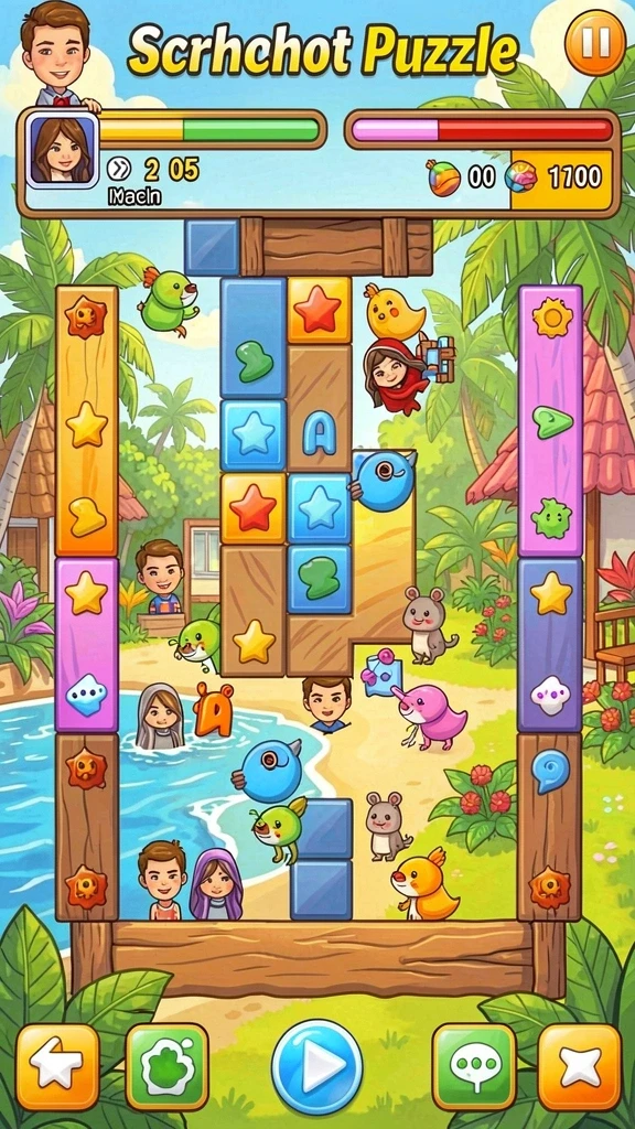 rsngame - Tampilan antarmuka pengguna yang menarik dan sederhana.